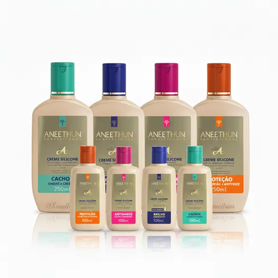 Cremes de Silicone 250ml/100ml Linha A - Aneethun
