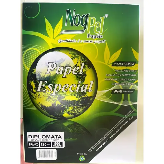 Papel Offset 120g Opaline Especial Branco
