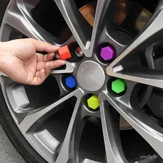 20 peças de parafusos luminosos de 15mm/17mm/19mm, usados para calotas de rodas de carro, à prova de ferrugem, com porca