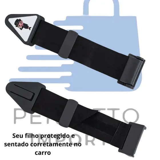 Ajuste Plus Adaptador Cinto De Segurança Criança Automovél