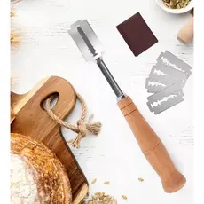 Lamina Corte Suporte Massa Padeiro Confeitaria Gourmet Pães Decorar
