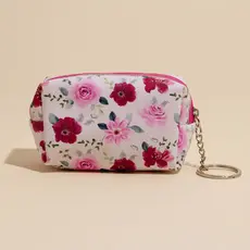 Porta Moedas Floral Pink