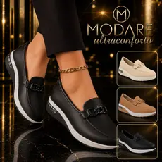 Sapato Feminino Slip On Ultra Confortável Modare Calce Facil Ortpedico Esporão Com Gel Tech Orginail
