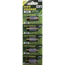 Bateria 23A alkaline c/5 unidades modelo high voltage 23A