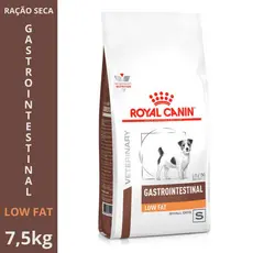 🐕Ração Royal Canin Gastrointestinal Low Fat 7,5kg - Cães c/ Problemas Digestivos - Dieta Veterinária