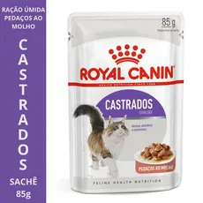 🐱 Ração Úmida Royal Canin KIT Sachê 2+ Gatos Castrados 85g - Sterilised - Controle de Peso ⭐