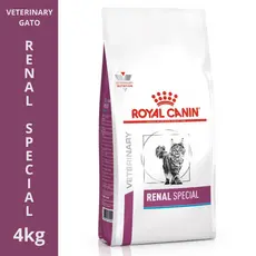 Ração Royal Canin Renal Special Gatos 4kg Veterinária Insuficiência Renal Crônica