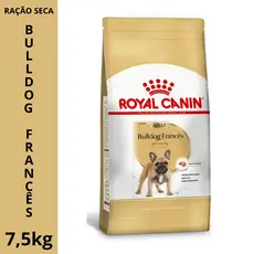 Ração Royal Canin Bulldog Francês Adulto 7,5kg Super Premium Raças Específicas