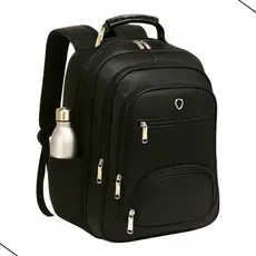 Mochila Impermeável para Faculdade e Dia a Dia, Alça Forte Reforçada, Mochila Unissex, Espaçosa