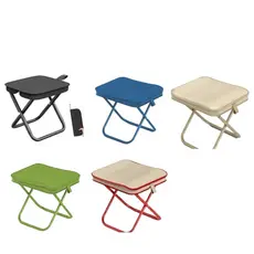 Cadeiras dobráveis ​​compactas e portáteis, bancos dobráveis ​​para uso externo, equipamentos de camping
