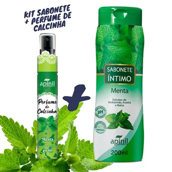 Kit cuidado íntimo - Sabonete Apnil+ Perfume suave de calcinha
