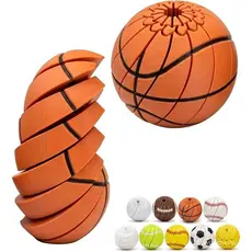 Brinquedo Anti-stress de Basquete, Bola Anti-stress Impressa em 3D, Bola Sensorial de Encaixe para Alívio do Estresse, B