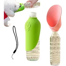 Garrafa de Água Portátil para Cães, Pacote com 2 – Copo de Hidratação para Viagens com Animais de Estimação |   Garrafa