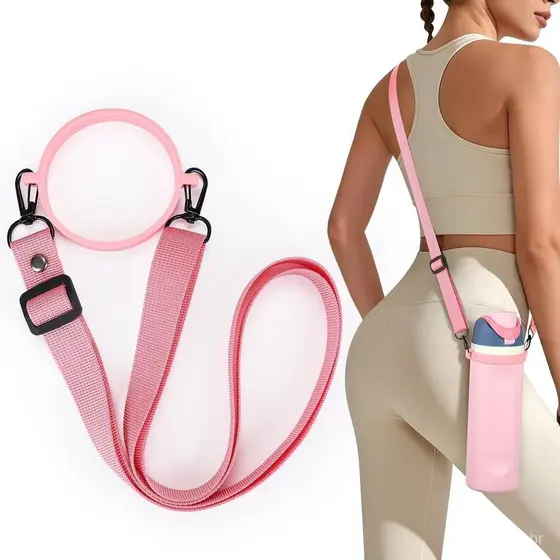 Water Bottle Strap Compatible with Owala Freesip Sway 30oz 40oz and Owala Freesip 24oz 32oz 40oz, Adjustable Portable Wa