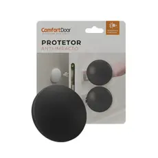 Protetor Portas Anti Impacto Batida Quina Preto Comfort Door