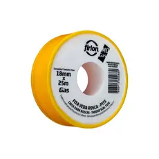 Fita Veda Rosca Md Gás Firlon 18mm x 25m Pastiflour Multiuso