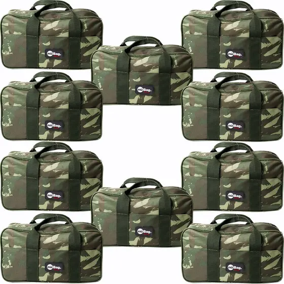 Bolsa de Acessórios para Pesca Kit 10 Unidades Reforçada Leve Ampla Versatil Carretilha Linha Anzol