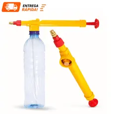 Jogo de 2 - 1 Pulverizador Para Garrafa Pet Borrifador Multiuso Manual Jardim Limpeza Casa