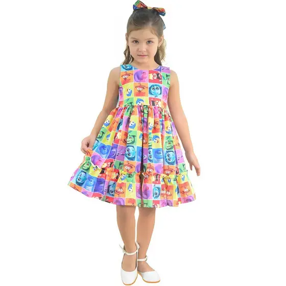 Vestido Divertida Mente 2 Mini Fashionista Luxo