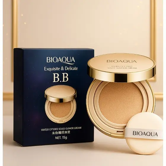 Cushion BB Bioaqua Nude | Maquiagem "Sem Maquiagem" Perfeita