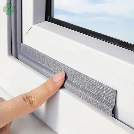 Fita de Vedação de Silicone para Porta e Janela Autoadesiva Isolamento Acústico Anti Poeira 2m 30mm