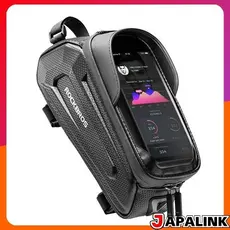 Bolsa para tubo superior de bicicleta ROCKBROS, bolsa para quadro de bicicleta de estrada com suporte para smartphone,