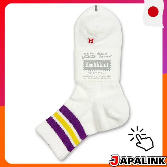 "Healthknit Meias de Quarto de Linha Frescas de Papel Japonês [Feito no Japão]"