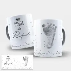 Caneca Padrinho e Madrinha de Batismo | Personalizada com Nome da Criança e do Dindo/Dinda