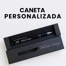 Caneta Touch de Metal Personalizada com Caixa Gravada Nome Empresa ou Logo