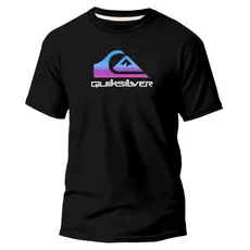 Camiseta Masculina Quiksilver Roxo e Azul Camisa 100% Algodão Lançamento