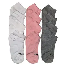 kit 12 pares de Meia Soquete Feminina Invisível  Confortável Dia a Dia