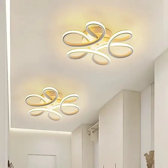 Luzes De Teto LED De 3 Cores Modernas Para Corredores , Salas De Estar , Quartos , Cozinhas