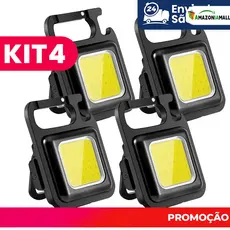 Mini Lanterna Com Chaveiro Recarregável LED/USB Portátil E Lanternas Abridoras , Iluminação Ajustável 3 Modos De Luz