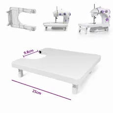 Mini Mesa Extensora para Mini Máquina de Costura Mesa de Costura com Espaço para Ferramentas