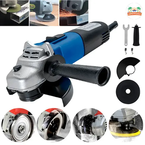 Lixadeira Angular Profissional 800-2200W - RPM 13000-6600 110V/220V Industrial
