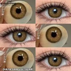 EYESHARE pattaya Lentes De Contato De Cor Marrom , Macias Da Moda , Pupilas De Beleza Pretas , Envio Rápido Do Brasil