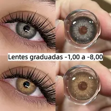 Lentes Para Miopia EYESHARE 0 ~-8.0 Graus 1 Par De Olhos Prescrição Dioptria Contato Anual Envio Rápido Do Brasil