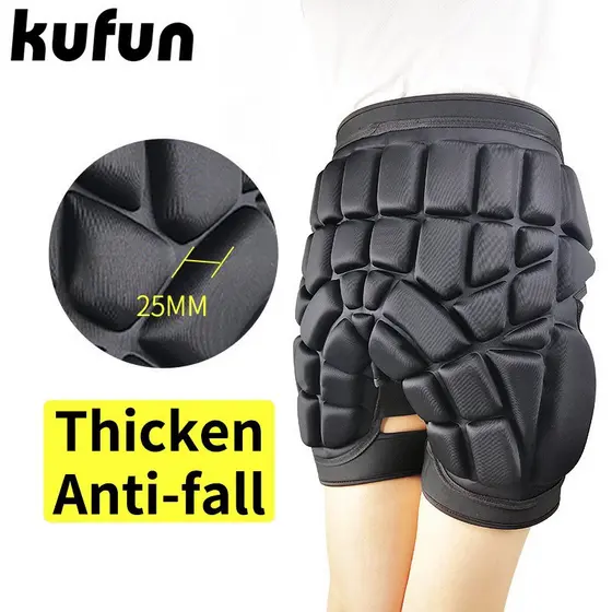 Protetor de Quadril para Crianças/Adultos, Shorts de Esqui Almofadados, Equipamento de Proteção para Snowboard ZFKH