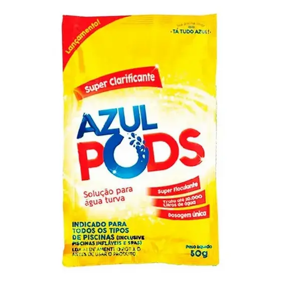Azulpods Super Clarificante 50g Potente Decantador para Piscinas