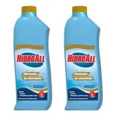 Kit 2 Eliminador de Oleosidade Hidroall 1L – Limpeza Profunda para Piscinas