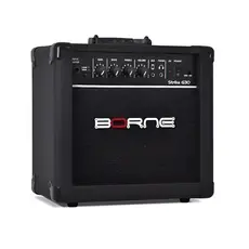 Amplificador Borne Strike G30 15W Preto Guitarra Cubo Bivolt Limpo Drive