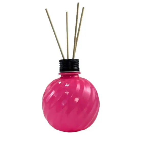 🧴 KIT 10 FRASCOS ALTO RELEVO 250ML COM T AROMA PRETA - PET PINK AROMATIZADOR - 1UN VAZIO
