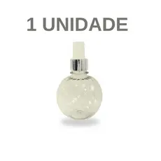 🧴 Garrafa Bolinha PET Spray Redonda Transparente 250ml com Válvula Prata Para Aromatizante Perfume