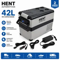 Geladeira Portátil Automotiva 42 L Quadrivolt APP Bluetooth Freezer Carro Caminhão Viagens camping