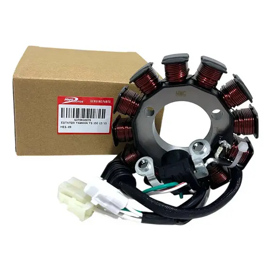 Estator Magneto Yamaha Ybr Ys 150 Fazer 2013-2018 C/ Bobina Pulso Mod Original HWG