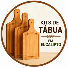 Kit Tábua de Carne Rústica Eucalipto Cabo Esculpido de Corte em Madeira Tábua para Carne Churrasco Cozinha Resistente
