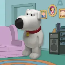 Estátua Brian Family Guy | Figura Decorativa Cartoon | Impressão 3D | 13 cm