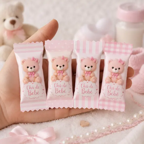 50/100 BALAS PERSONALIZADAS/ FAZEMOS TODOS OS TEMAS. ENVIE SEU TEMA