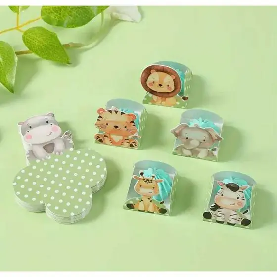 Forminhas Personalizada – Tema Safari Aquarela, kit festa/ leçãozinho