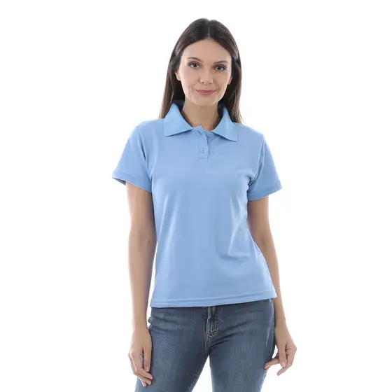 Camisa Pólo Feminina Piquet Confortável Casual Elegante Ideal para o Dia a Dia Trabalho Passeio